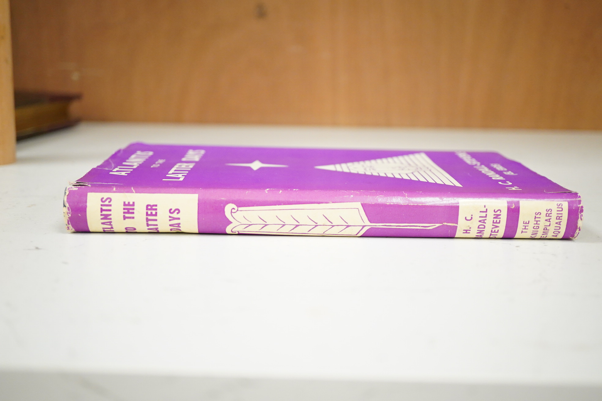 Randall - Stevens, H.C. - Atlantis to the Latter Days. 3rd edition (some revisions). 9 plates and d-page table; publisher's gilt pictorial cloth and d/wrapper. St. Ouen (Jersey), 1966